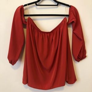 Off the shoulder top